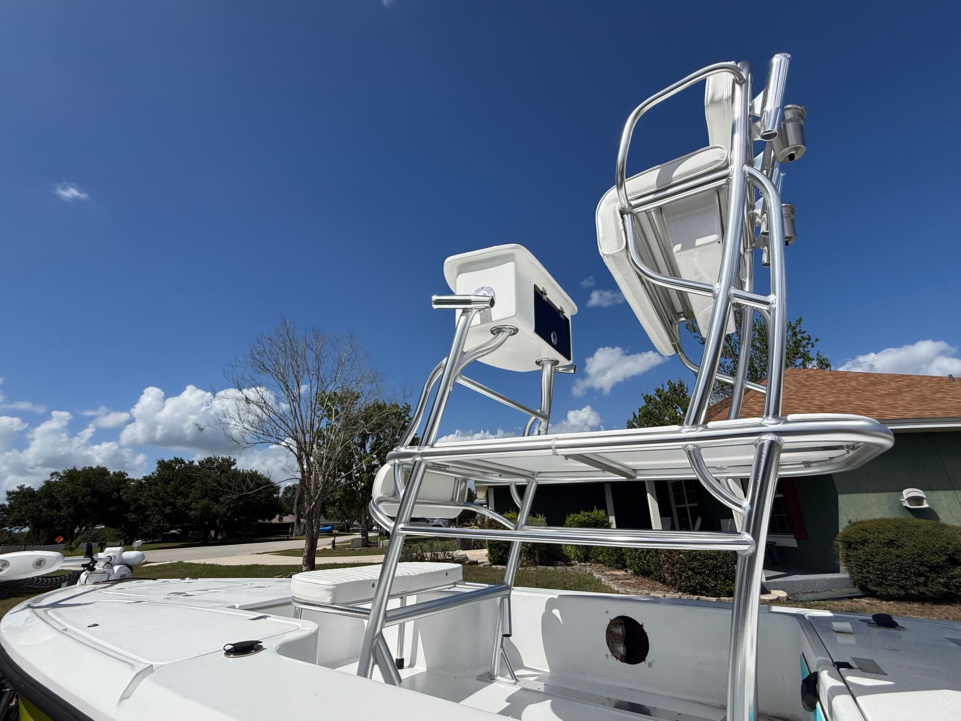 Gallery photos for Custom Aluminum Mini Tower Built for a Flats Boat in Winter Haven: Image #1
