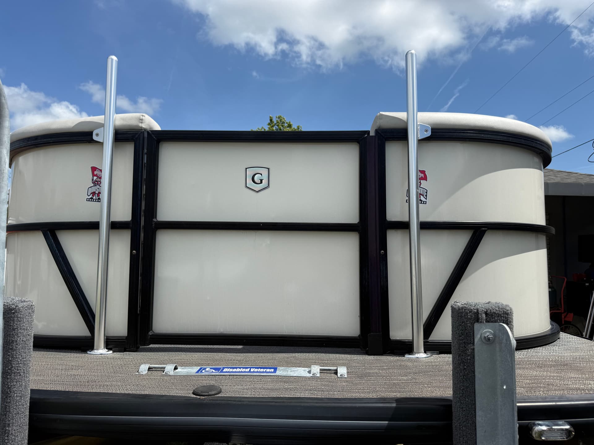 Gallery photos for Custom Pontoon Console Fabrication with Front Grab Bars: Image #3