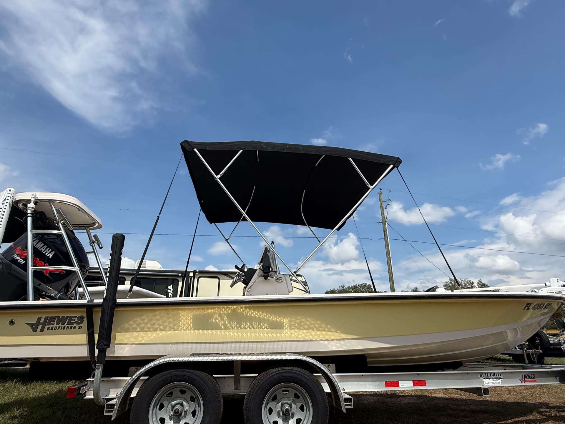 Custom Black Sunbrella Bimini Top Built for the Long Haul image