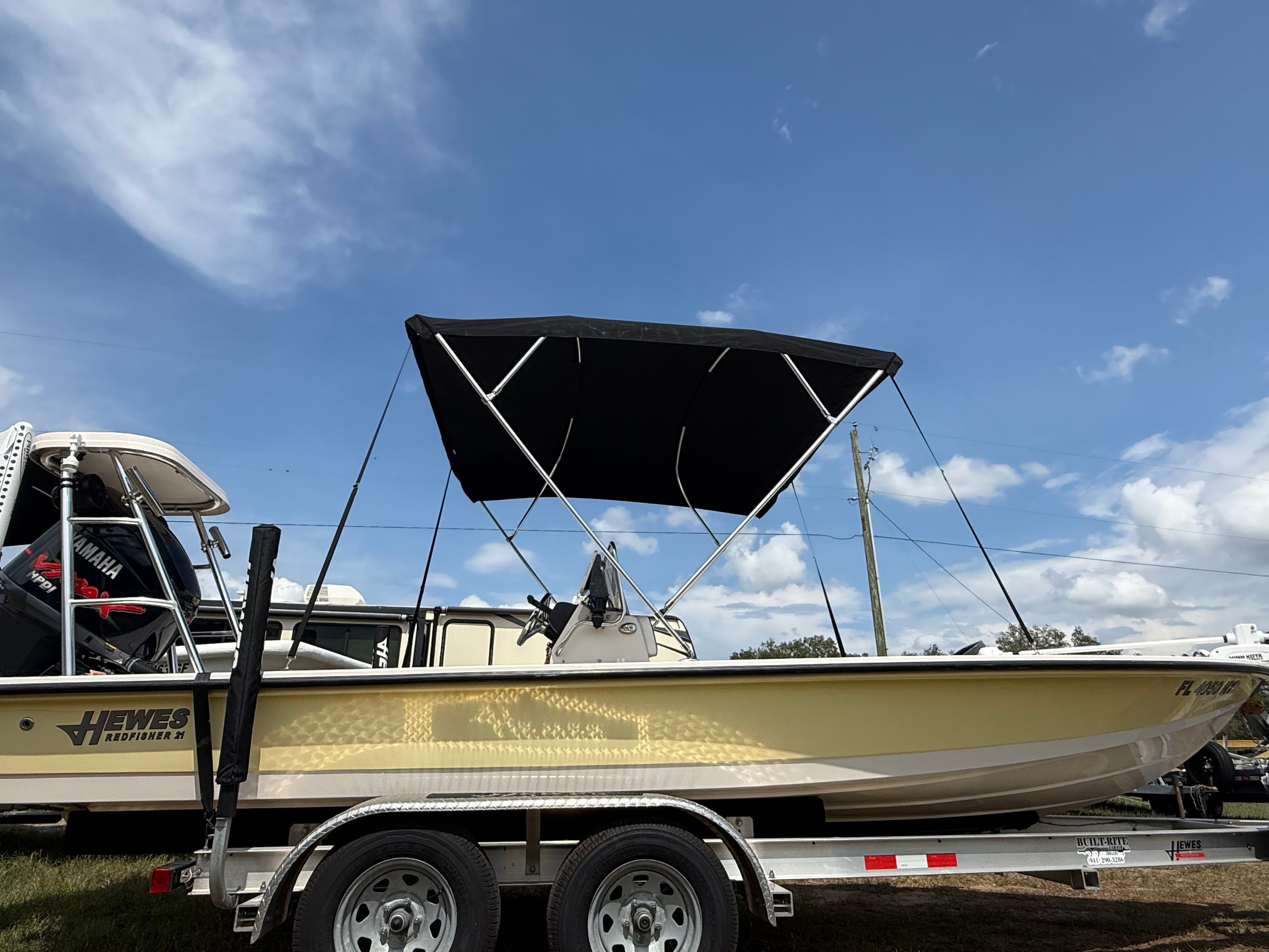 Project Custom Black Sunbrella Bimini Top Built for the Long Haul image
