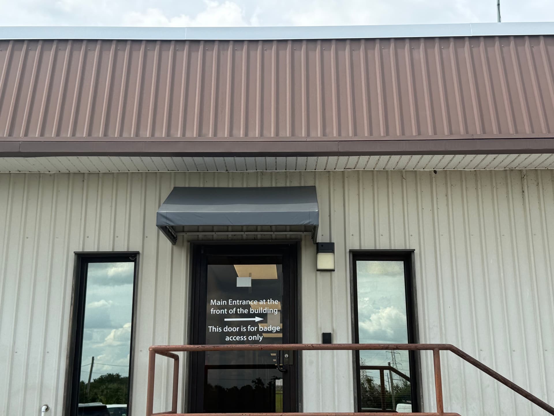 Three Matching Metal Awnings Installed in Bartow FL image