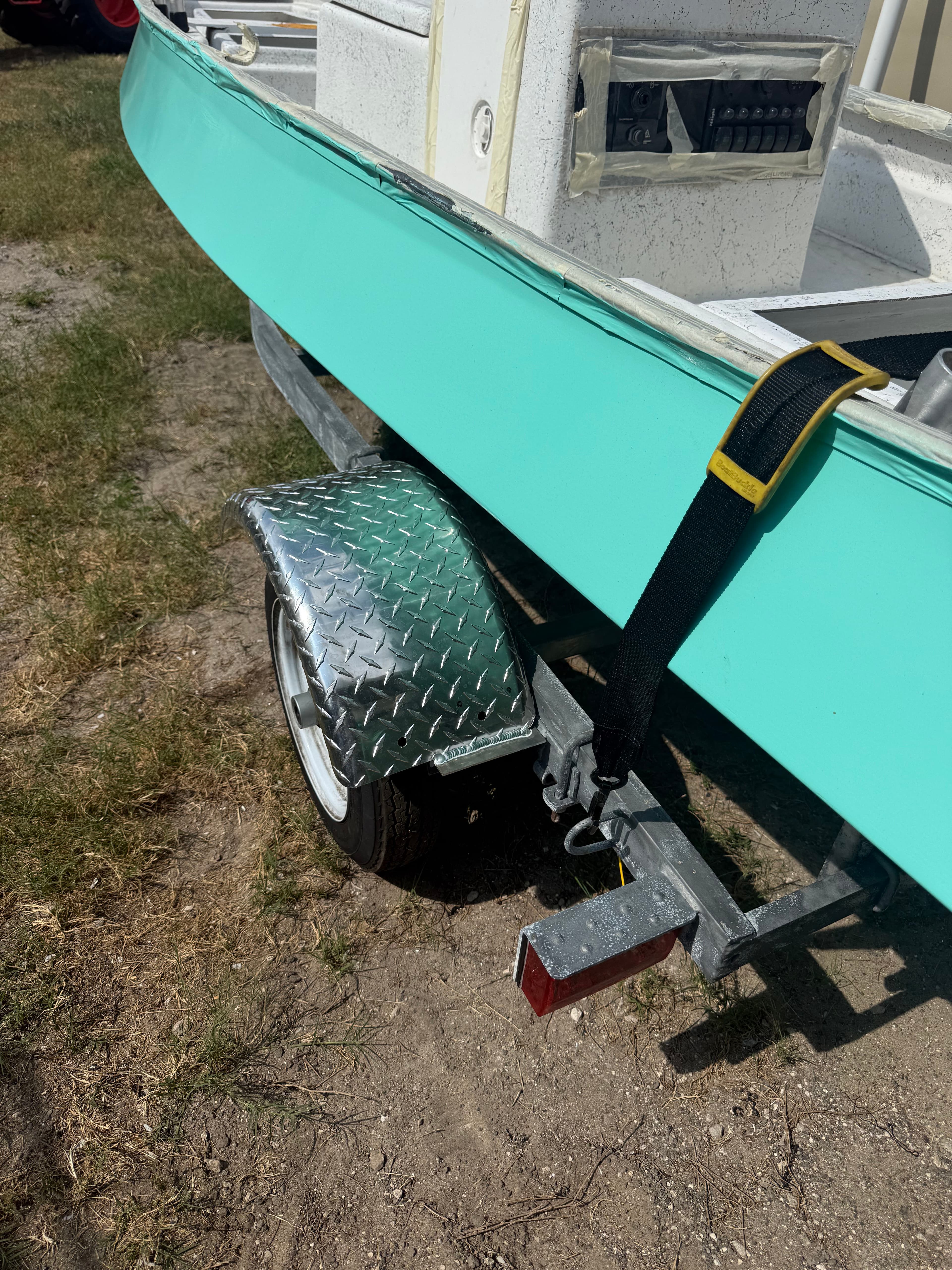 Project Custom Aluminum Fabrication for a Gheenoe Trailer and Seat image