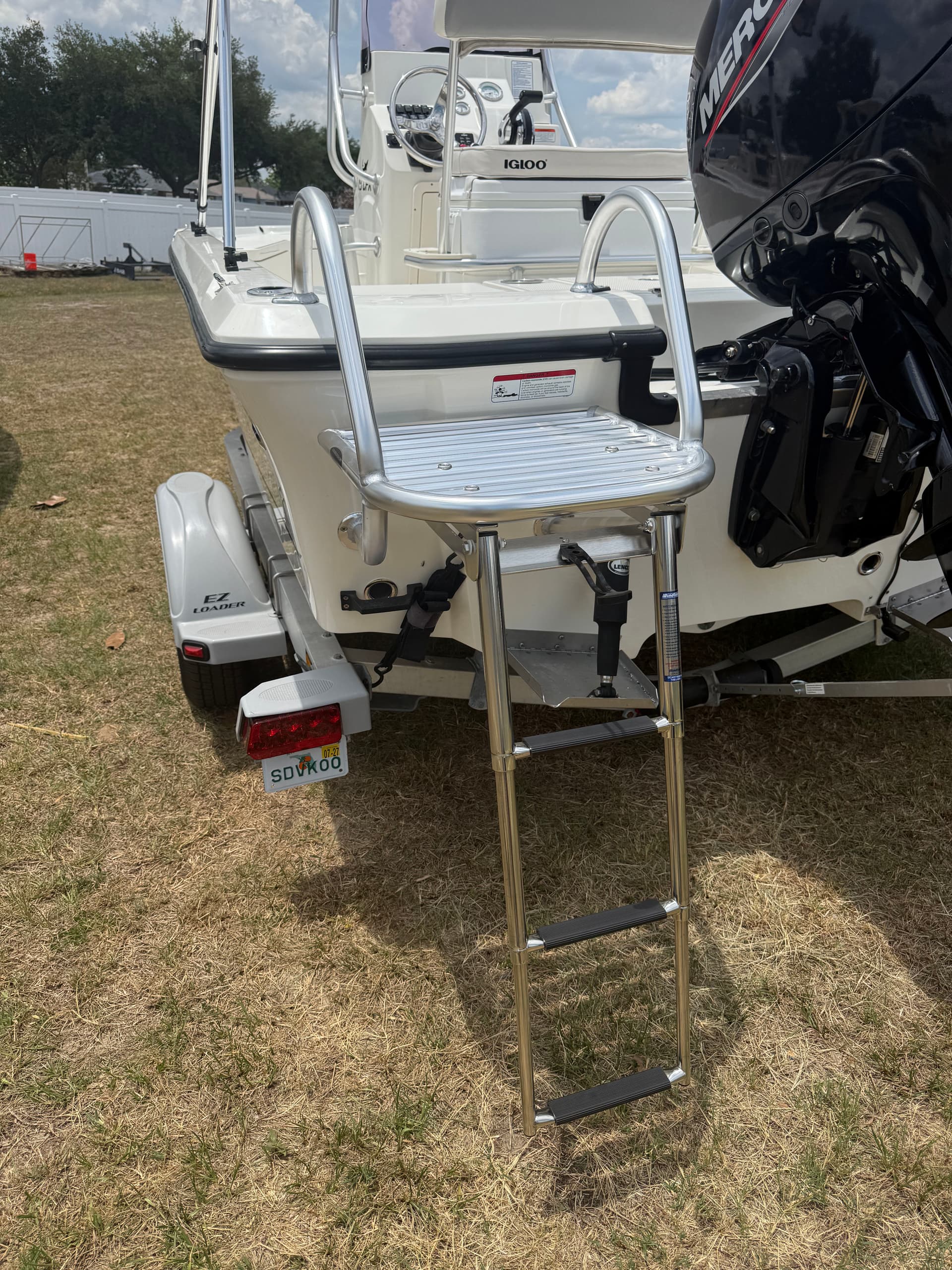 Gallery photos for Custom Swim Platforms Built for Mako and Shearwater Boats: Image #1
