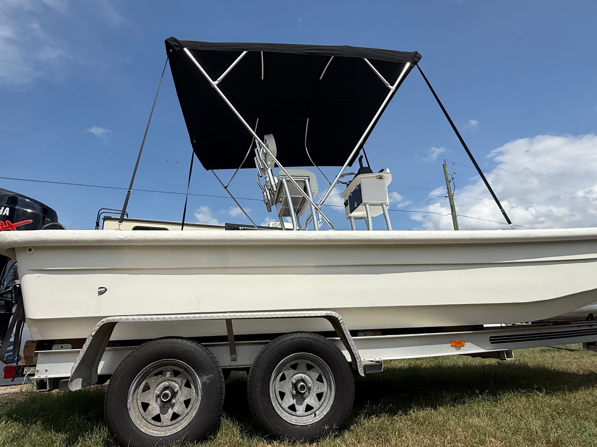 New 8-Foot Bimini Top Built for a Carolina Skiff image