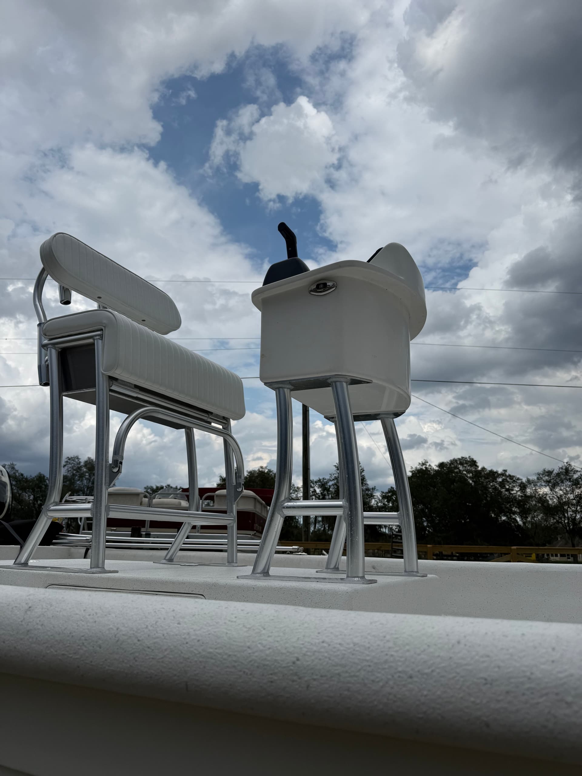 Custom Driving Station and Leaning Post Built for the Water image
