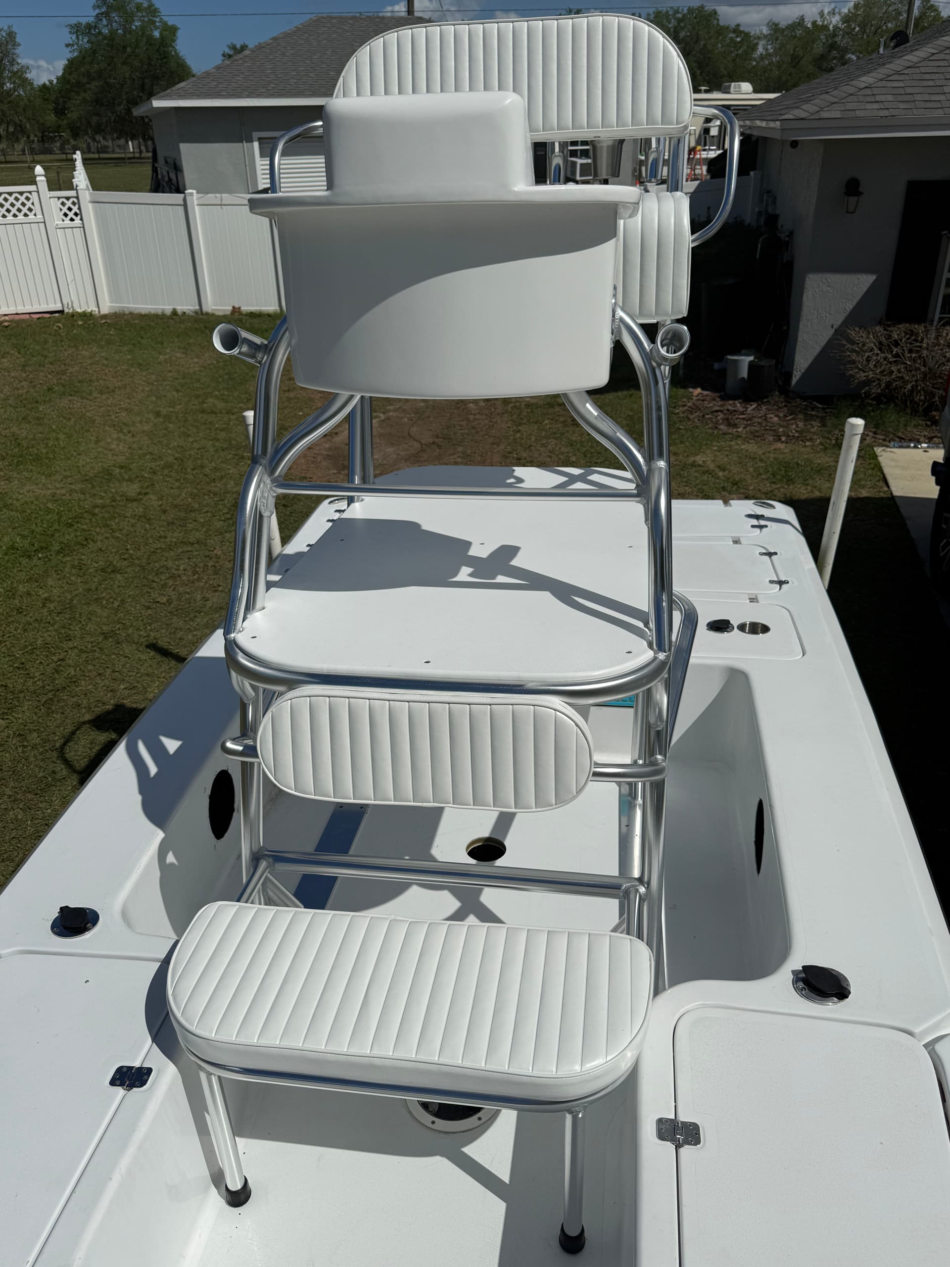 Gallery photos for Custom Aluminum Mini Tower Built for a Flats Boat in Winter Haven: Image #2