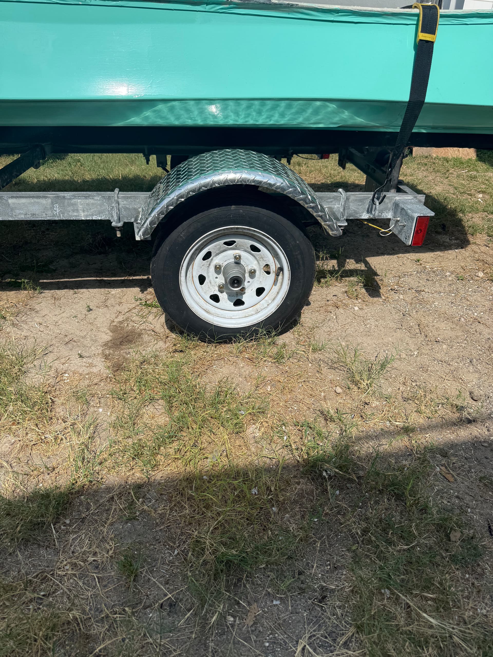 Gallery photos for Custom Aluminum Fabrication for a Gheenoe Trailer and Seat: Image #1