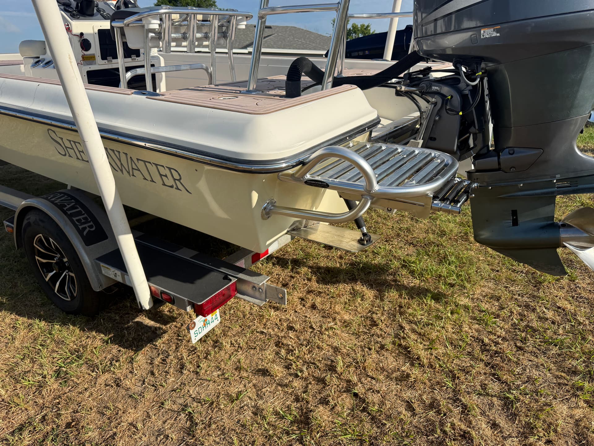 Gallery photos for Custom Swim Platforms Built for Mako and Shearwater Boats: Image #2