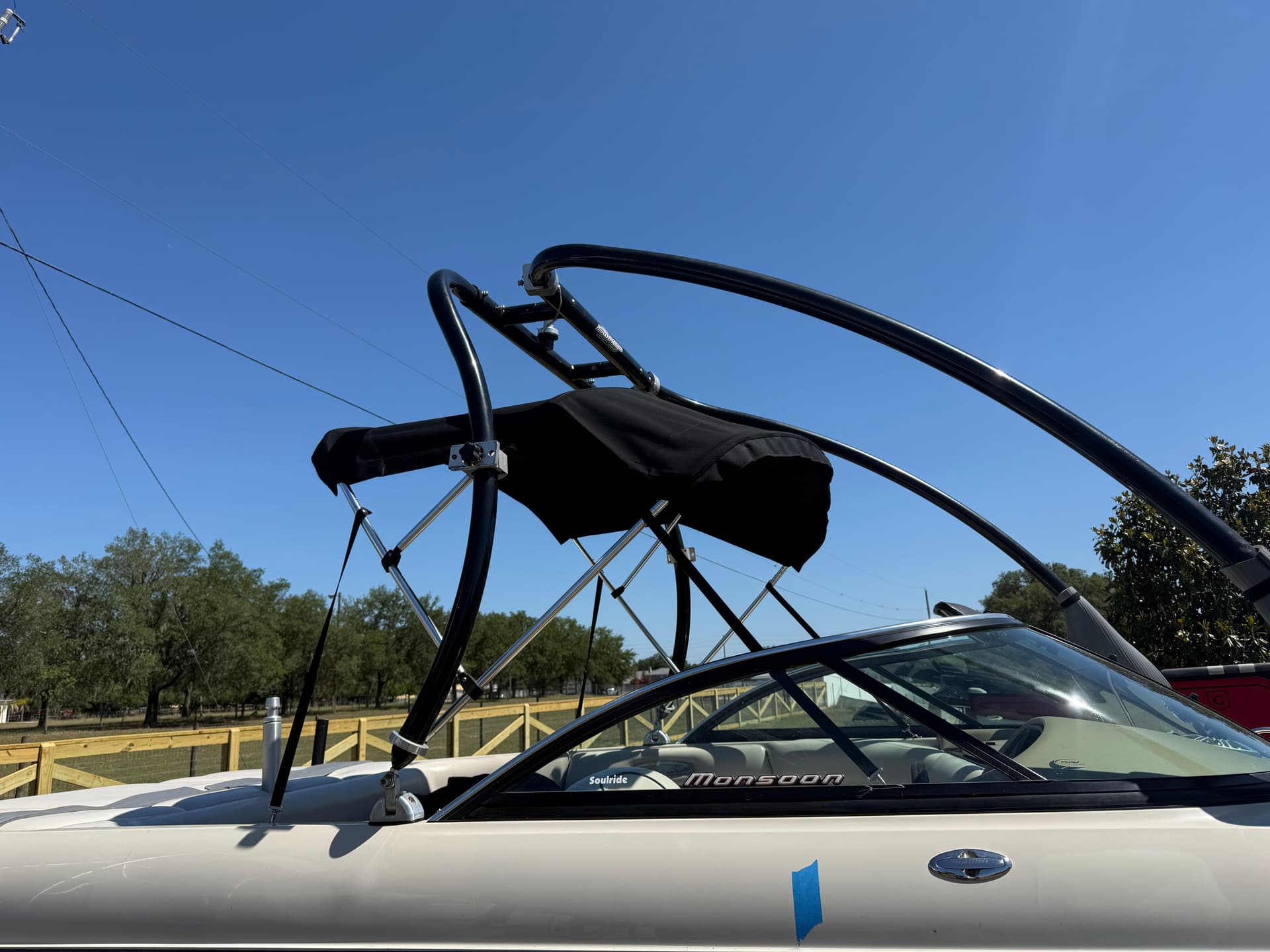 Bimini Top Recover and Vented Boat Covers for a Malibu Wakesetter image