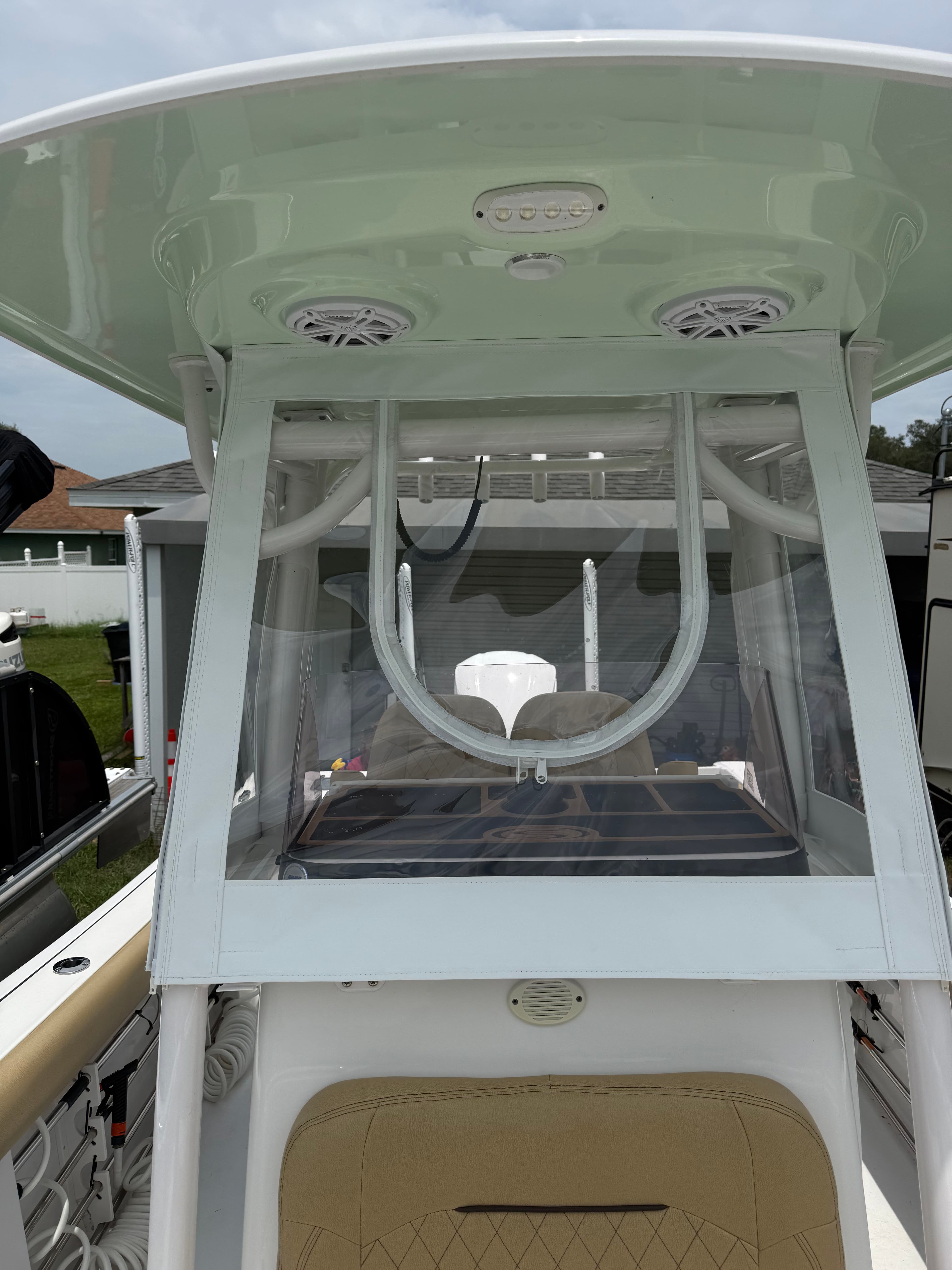 Project Clear Vinyl Curtains Built for Your Boat - No Snaps, No Hassle image