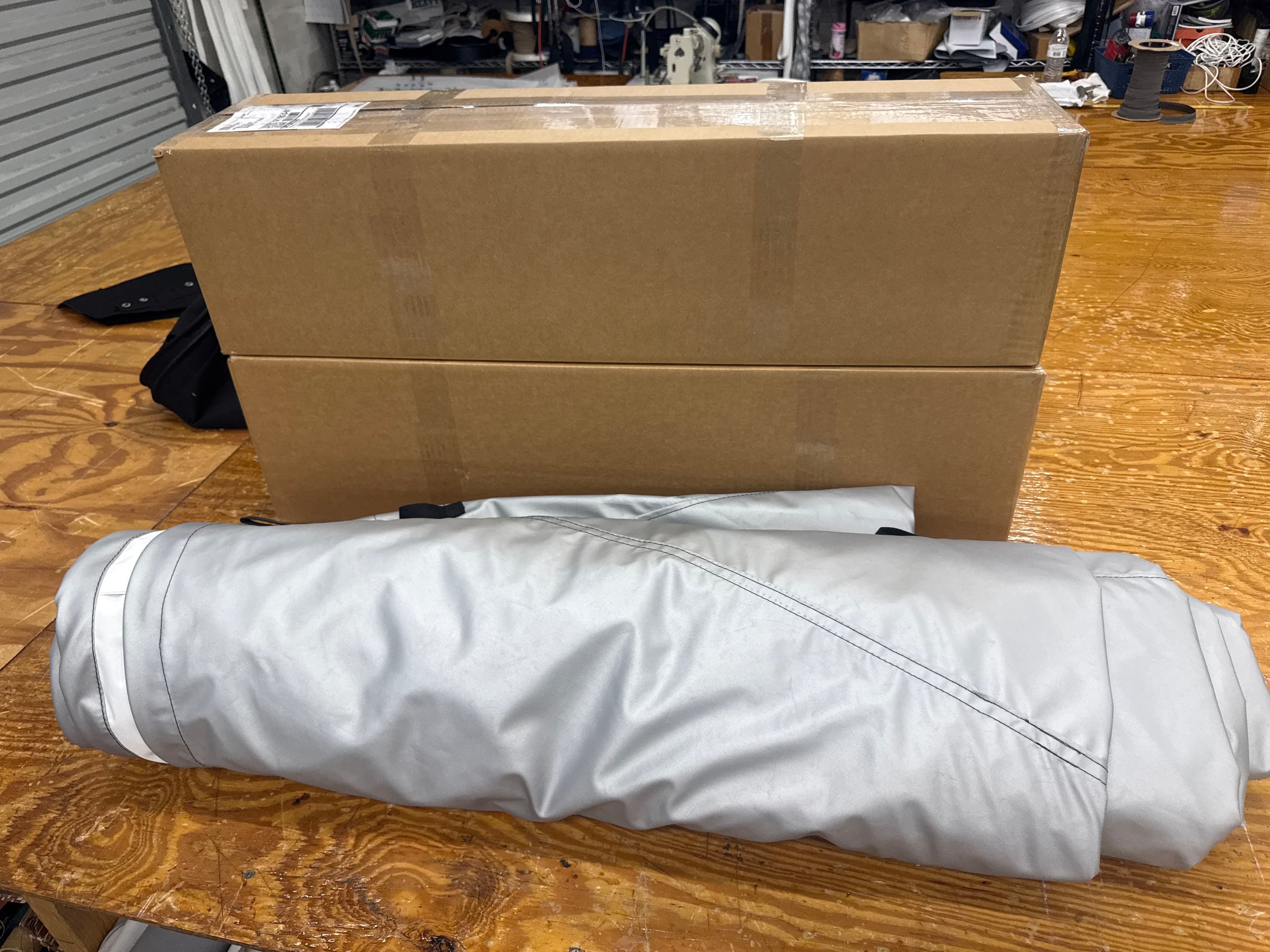 Project Custom Ski Boat Covers Built and Heading Out the Door image