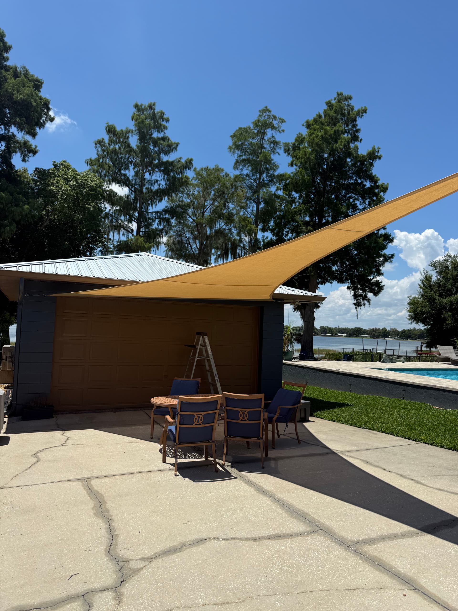 Gallery photos for Custom Shade Sail Install That Actually Holds Up: Image #2